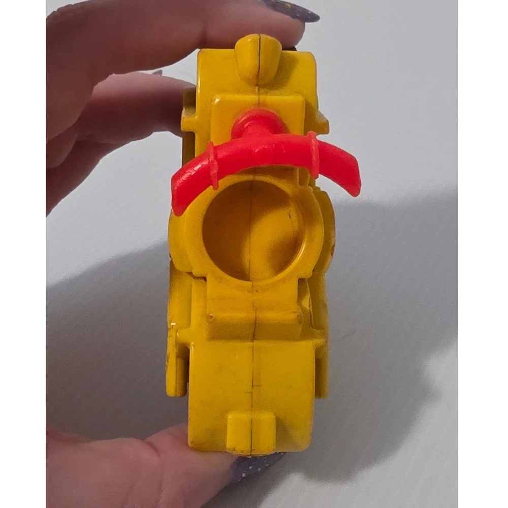 Fisher Price Little People Motorcycle Small Yellow Fair Vintage Toy Vehicle